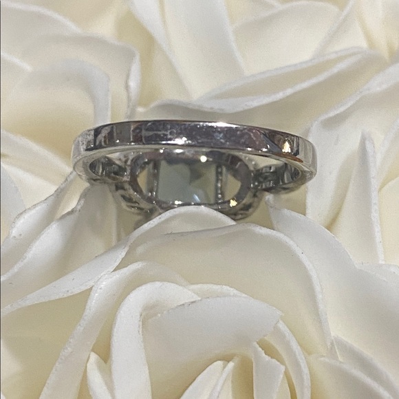 Size 7 Light Blue Stone Ring - Picture 4 of 5
